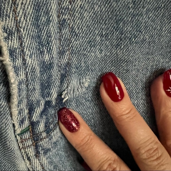 Tommy Hilfiger Vintage Heavily Distressed Denim Jeans Shorts - Picture 7 of 11